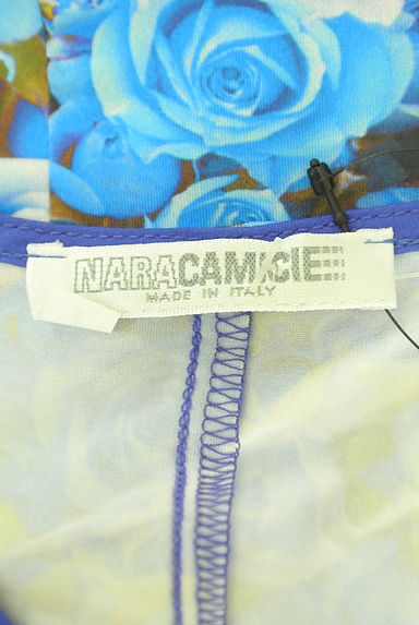 NARA CAMICIE（ナラカミーチェ）の古着「Vネック薔薇柄フレアカットソー（カットソー・プルオーバー）」大画像６へ