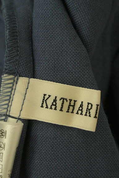 KATHARINE ROSS（キャサリンロス）の古着「ハイウエストタックテーパードパンツ（パンツ）」大画像６へ