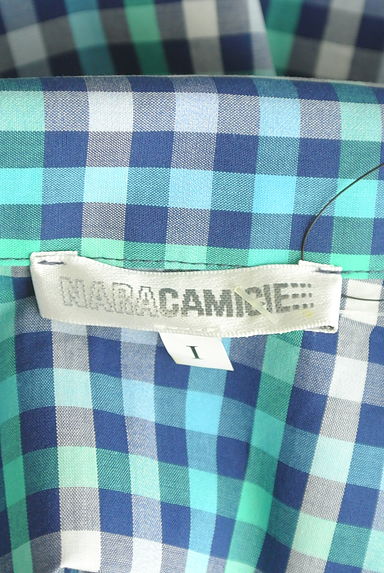 NARA CAMICIE（ナラカミーチェ）の古着「美シルエットギンガムチェック柄ブラウス（ブラウス）」大画像６へ