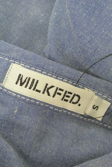 MILKFED.（ミルク フェド）の古着「ドルマン６分袖ダンガリーシャツ（カジュアルシャツ）」大画像６へ