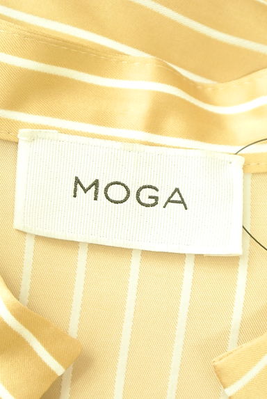 MOGA（モガ）の古着「サテンストライプロングブラウス（カットソー・プルオーバー）」大画像６へ