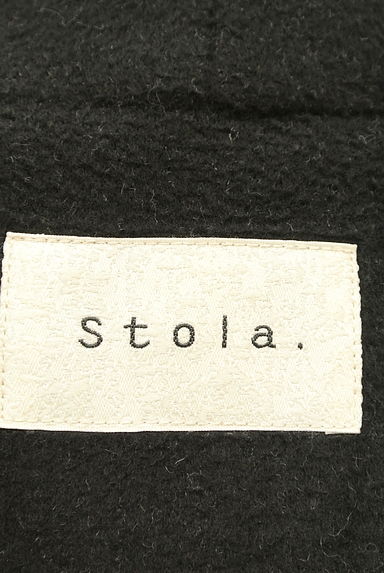 Stola.（ストラ）の古着「ビッグフードロングウール混コート（コート）」大画像６へ