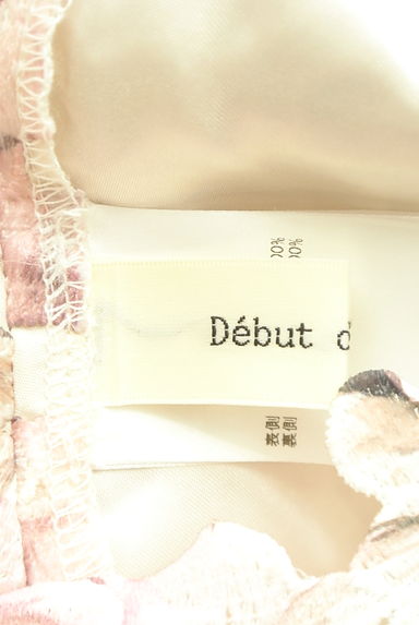 Debut de Fiore by LAISSE PASSE（デビュー・ド・フィオレ）の古着「フラワーカットワークワンピース（ワンピース・チュニック）」大画像６へ