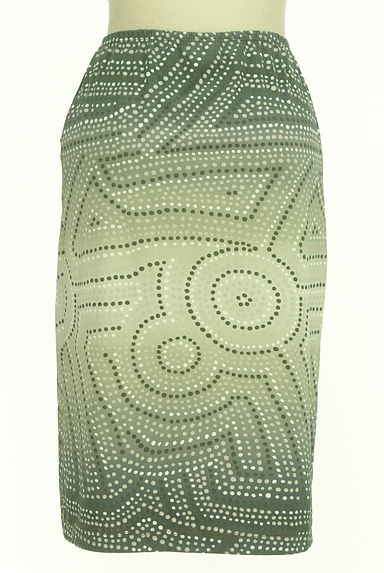 BCBG MaxAzria（ビーシービージーマックスアズリア）の古着「グラデーション模様ミディタイトスカート（スカート）」大画像２へ