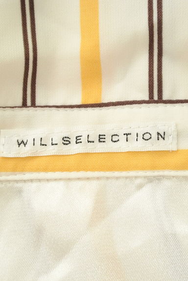 WILLSELECTION（ウィルセレクション）の古着「ベルト付きストライプ膝丈シャツワンピース（ワンピース・チュニック）」大画像６へ