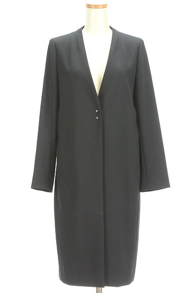 UNITED ARROWS（ユナイテッドアローズ）の古着「ノーカラーロングコート（コート）」大画像１へ