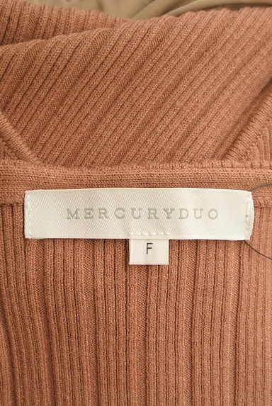 MERCURYDUO（マーキュリーデュオ）の古着「バックオープンロングニットワンピース（ワンピース・チュニック）」大画像６へ