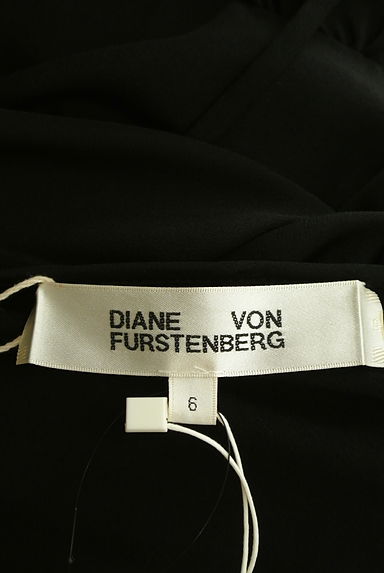 DIANE VON FURSTENBERG（ダイアンフォンファステンバーグ）の古着「カシュクールフリルロングワンピース（ワンピース・チュニック）」大画像６へ