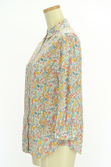 SCAPA（スキャパ）の古着「七分袖花柄シャツ（ブラウス）」大画像３へ