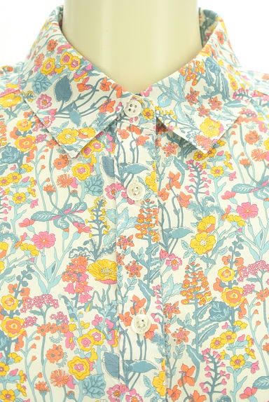 SCAPA（スキャパ）の古着「七分袖花柄シャツ（ブラウス）」大画像４へ