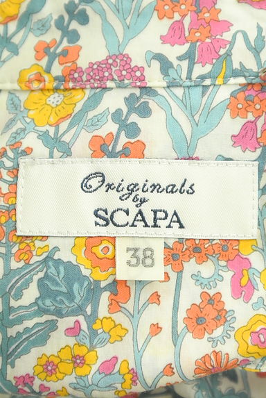 SCAPA（スキャパ）の古着「七分袖花柄シャツ（ブラウス）」大画像６へ