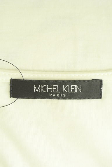 MICHEL KLEIN（ミッシェルクラン）の古着「フロントジャガードシフォンカットソー（カットソー・プルオーバー）」大画像６へ