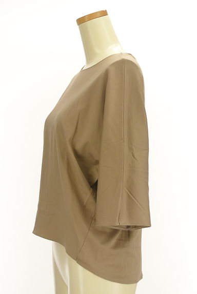 MICHEL KLEIN（ミッシェルクラン）の古着「ラウンドヘムドルマン七分袖カットソー（カットソー・プルオーバー）」大画像３へ