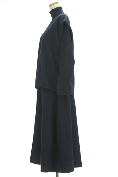 Te chichi（テチチ）の古着「ベスト＋タートルネックロングニットワンピ（ツーピース（ジャケット＋ワンピース））」大画像３へ