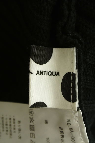 antiqua（アンティカ）の古着「ボートネックドルマンニットプルオーバー（ニット）」大画像６へ