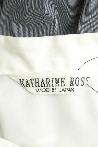 KATHARINE ROSS（キャサリンロス）の古着「バイカラーシャツワンピース（ワンピース・チュニック）」大画像６へ