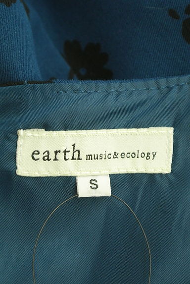 earth music&ecology（アースミュージック＆エコロジー）の古着「花柄ミニワンピース（ワンピース・チュニック）」大画像６へ