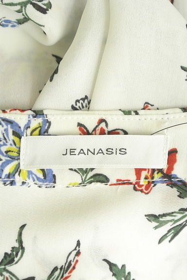 JEANASiS（ジーナシス）の古着「ベルト付き花柄ロングシフォンワンピース（ワンピース・チュニック）」大画像６へ