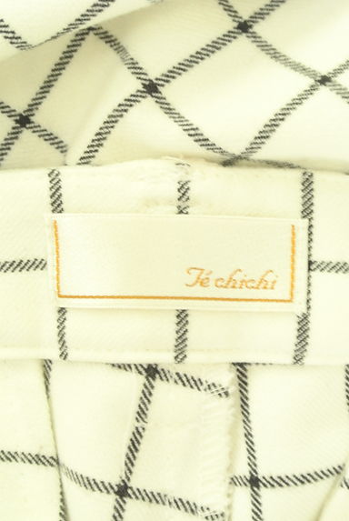 Te chichi（テチチ）の古着「グラフチェック柄ストレッチパンツ（パンツ）」大画像６へ