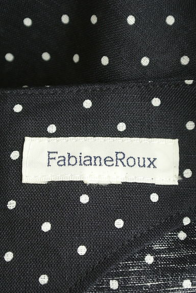 Fabiane Roux（ファビアンルー）の古着「ドット柄七分袖リネンカットソー（カットソー・プルオーバー）」大画像６へ
