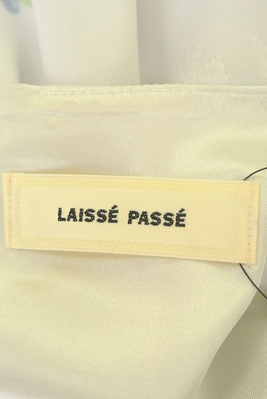 LAISSE PASSE（レッセパッセ）の古着「フリル袖花柄膝下ワンピース（ワンピース・チュニック）」大画像６へ