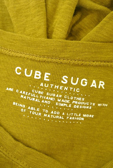 CUBE SUGAR（キューブシュガー）の古着「ラウンドネック長袖Ｔシャツ（Ｔシャツ）」大画像６へ