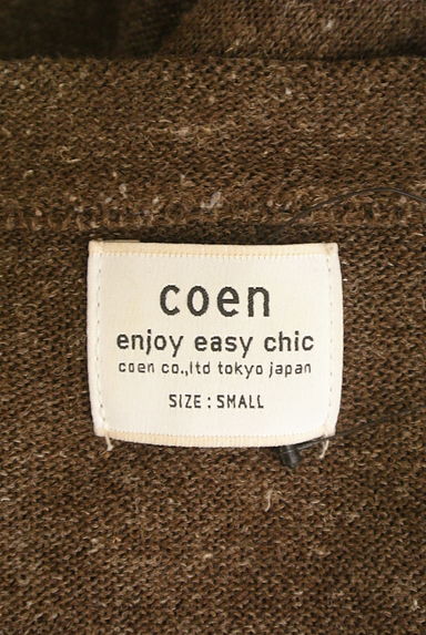 coen（コーエン）の古着「フロントオープン七分袖カーディガン（カーディガン）」大画像６へ