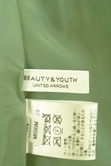 BEAUTY&YOUTH（ビューティ＆ユース）の古着「花柄シフォンタックプリーツロングスカート（ロングスカート・マキシスカート）」大画像６へ