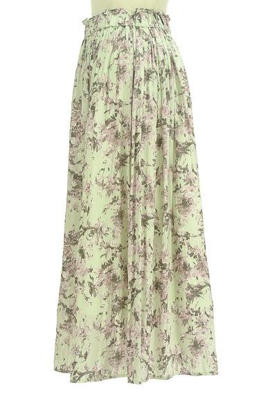 un dix cors（アンディコール）の古着「花柄ギャザーミモレスカート（ロングスカート・マキシスカート）」大画像３へ