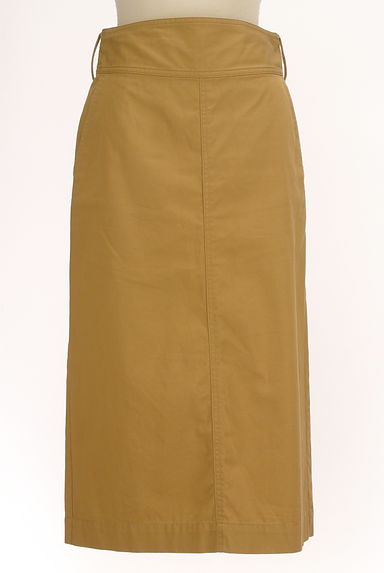 BEAUTY&YOUTH（ビューティ＆ユース）の古着「ベルト付きミモレ丈コットンタイトスカート（ロングスカート・マキシスカート）」大画像５へ