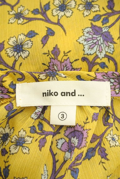 niko and...（ニコ アンド）の古着「ベルト付き前開きミモレシフォンワンピース（ワンピース・チュニック）」大画像６へ