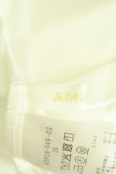 AMACA（アマカ）の古着「リゾート花柄＆ロゴ刺繍Tシャツ（Ｔシャツ）」大画像６へ