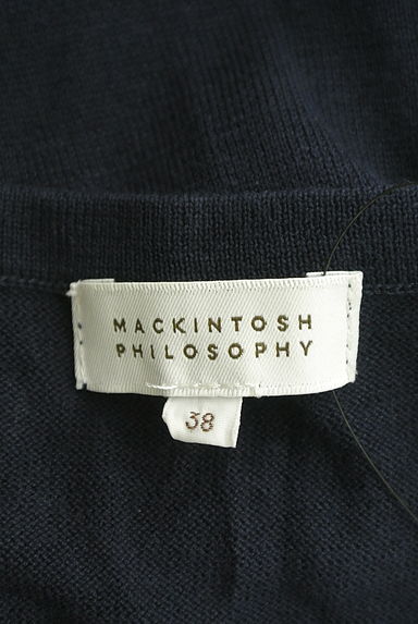 MACKINTOSH PHILOSOPHY（マッキントッシュ フィロソフィー）の古着「フロント花柄刺繍ニットカーディガン（カーディガン・ボレロ）」大画像６へ