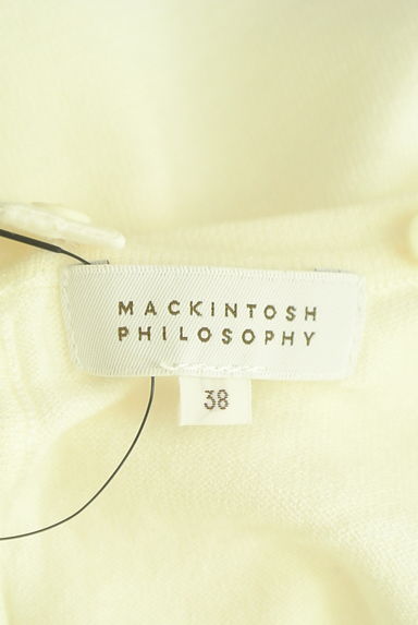 MACKINTOSH PHILOSOPHY（マッキントッシュ フィロソフィー）の古着「刺繍レース襟ニットプルオーバー（ニット）」大画像６へ