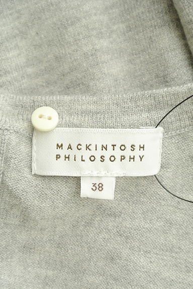 MACKINTOSH PHILOSOPHY（マッキントッシュ フィロソフィー）の古着「刺繍レース付け襟ニットプルオーバー（ニット）」大画像６へ