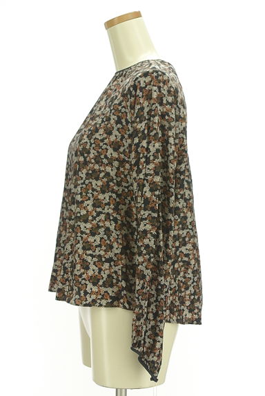 HUMAN WOMAN（ヒューマンウーマン）の古着「花柄パイピングカットソー（カットソー・プルオーバー）」大画像３へ
