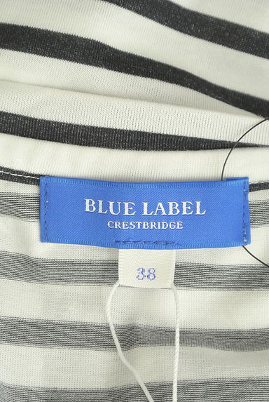 BLUE LABEL CRESTBRIDGE（ブルーレーベル・クレストブリッジ）の古着「ボーダーTシャツ＋ロングキャミワンピース（ツーピース（ジャケット＋ワンピース））」大画像６へ