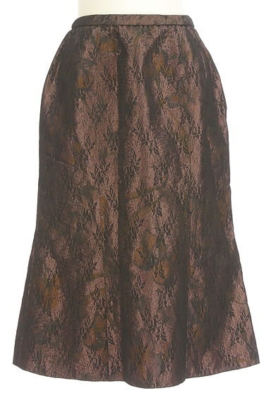 LEILIAN（レリアン）の古着「花柄×レースミックスミディスカート（スカート）」大画像１へ