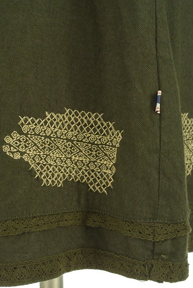 drug store's（ドラッグストアーズ）の古着「ベルト付き刺繍入り膝上ワンピース（ワンピース・チュニック）」大画像５へ