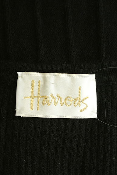 Harrods（ハロッズ）の古着「バスト下切替Uネックリブニット（ニット）」大画像６へ