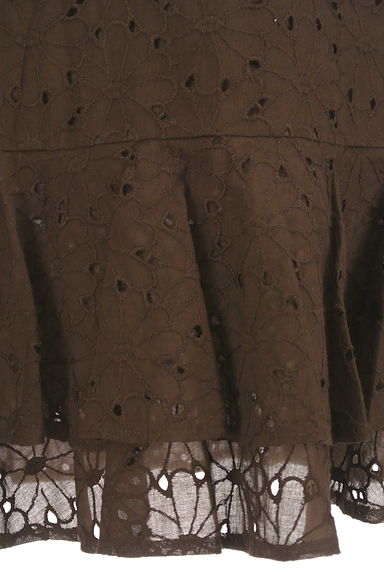 Harrods（ハロッズ）の古着「カットワークレースフリル膝丈スカート（スカート）」大画像５へ