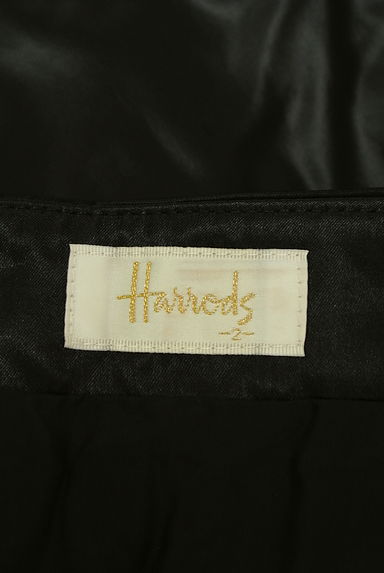 Harrods（ハロッズ）の古着「フリルベルト付きフェイクレザー膝丈巻きスカート（スカート）」大画像６へ