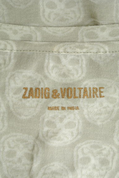 Zadig&Voltaire（ザディグエヴォルテール）の古着「透かしスカル柄Ｔシャツ（Ｔシャツ）」大画像６へ