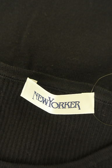 NEW YORKER（ニューヨーカー）の古着「リブ切替ニットトップス（ニット）」大画像６へ
