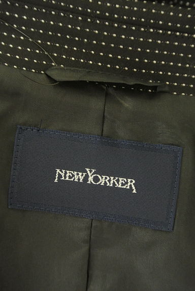 NEW YORKER（ニューヨーカー）の古着「ベルト付きドット柄ジャケット（ジャケット）」大画像６へ