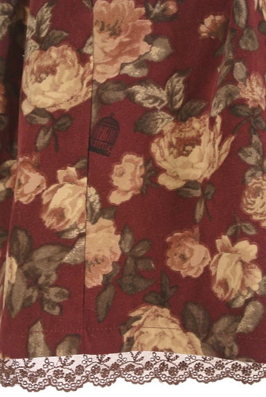 axes femme（アクシーズファム）の古着「リボンベルト付き花柄フレアショートパンツ（ショートパンツ・ハーフパンツ）」大画像５へ