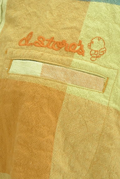 drug store's（ドラッグストアーズ）の古着「七分袖チェック柄シャツ（カジュアルシャツ）」大画像４へ