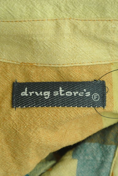 drug store's（ドラッグストアーズ）の古着「七分袖チェック柄シャツ（カジュアルシャツ）」大画像６へ