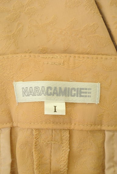 NARA CAMICIE（ナラカミーチェ）の古着「花柄ジャガード微光沢クロップドパンツ（パンツ）」大画像６へ