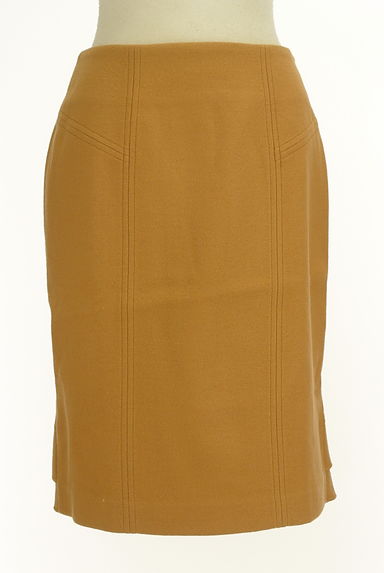 NARA CAMICIE（ナラカミーチェ）の古着「裾フリル膝丈起毛タイトスカート（スカート）」大画像１へ